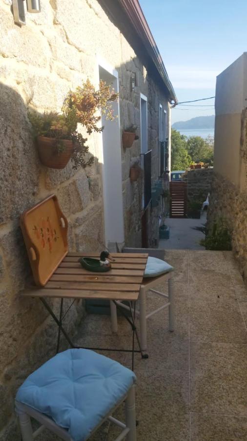 Vivienda Con Terraza En Playas De Baiona 아파트 외부 사진