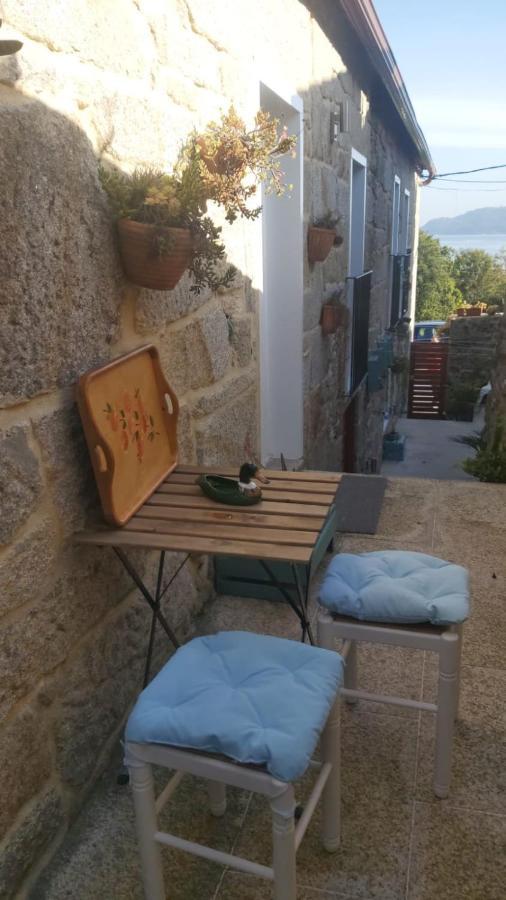 Vivienda Con Terraza En Playas De Baiona 아파트 외부 사진