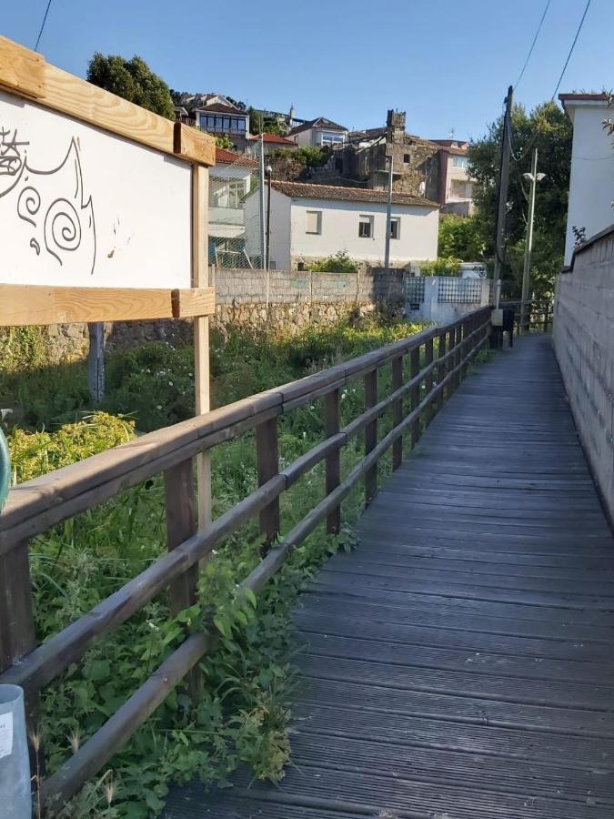 Vivienda Con Terraza En Playas De Baiona 아파트 외부 사진
