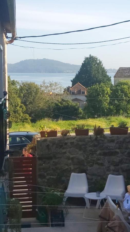 Vivienda Con Terraza En Playas De Baiona 아파트 외부 사진