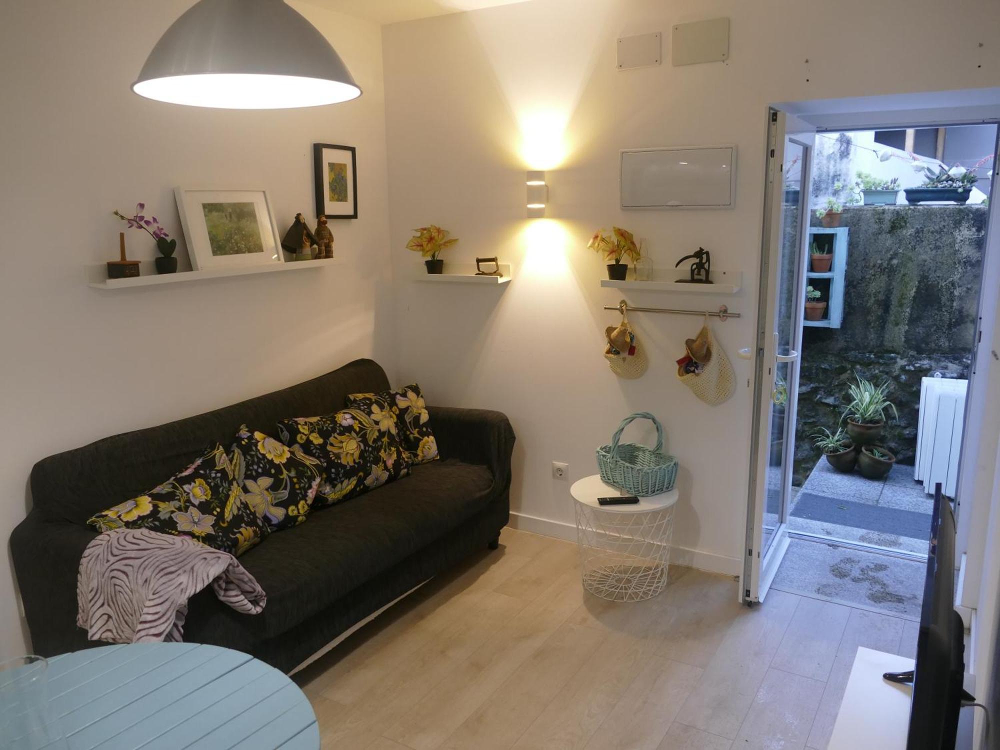 Vivienda Con Terraza En Playas De Baiona 아파트 외부 사진